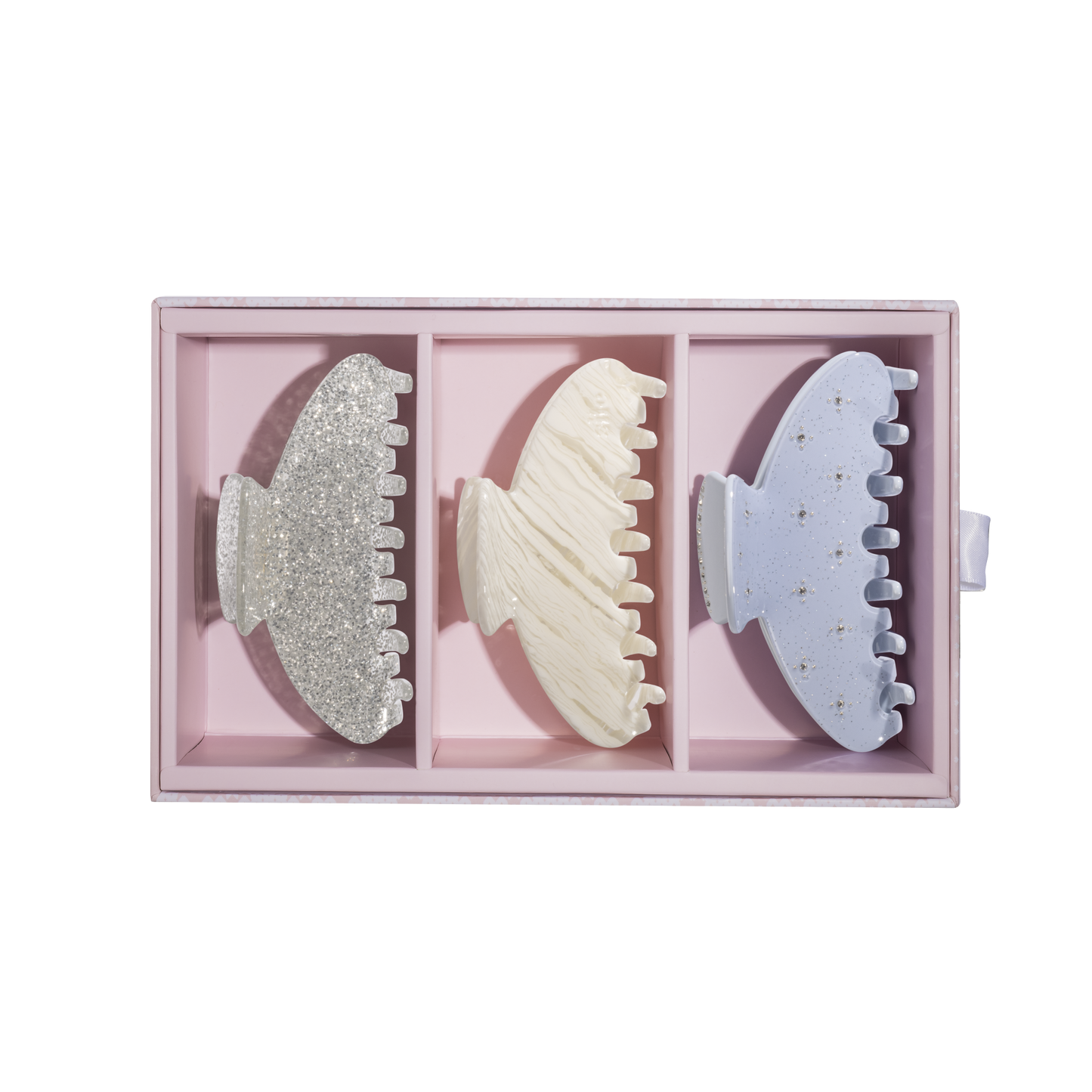 Coffret Cadeau 3 pinces à cheveux Snowy