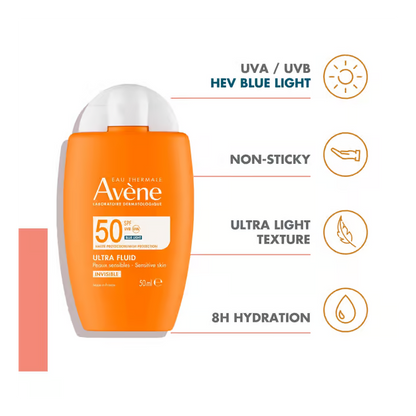 Avene – Ultra Fluid Invisible SPF 50 