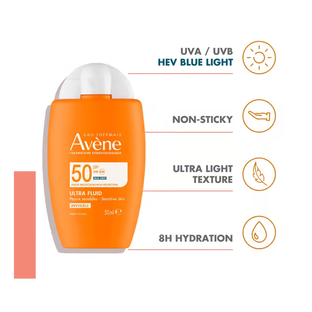 Avene – Ultra Fluid Invisible SPF 50 