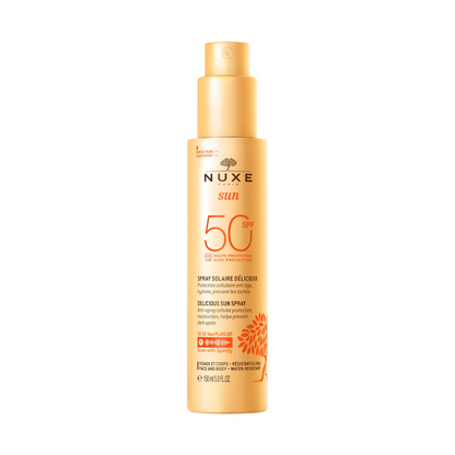 Nuxe – SPF50 – Sonnenspray für Gesicht und Körper – hoher Schutz 