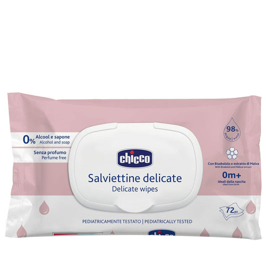 Chicco - Lingettes Nettoyantes Delicate - 72 pcs.