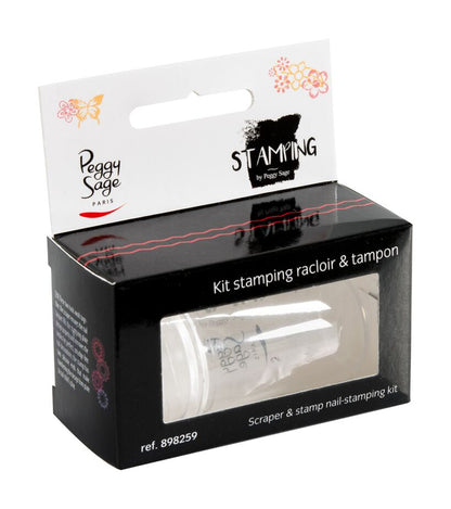 Peggy Sage - Kit stamping racloir & tampon by Peggy Sage