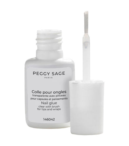 Peggy Sage – Transparenter Kleber für Kapseln und Dressings mit Pinsel