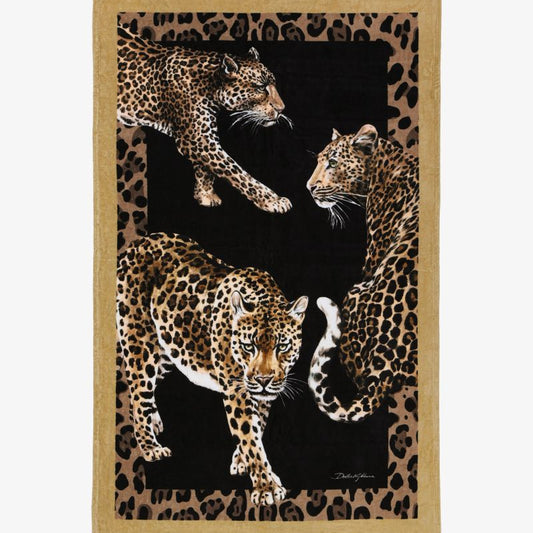 LEOPARD / 120cm x 190cm serviette de bain