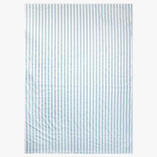 rayé bleu clair / 160cm x 210cm