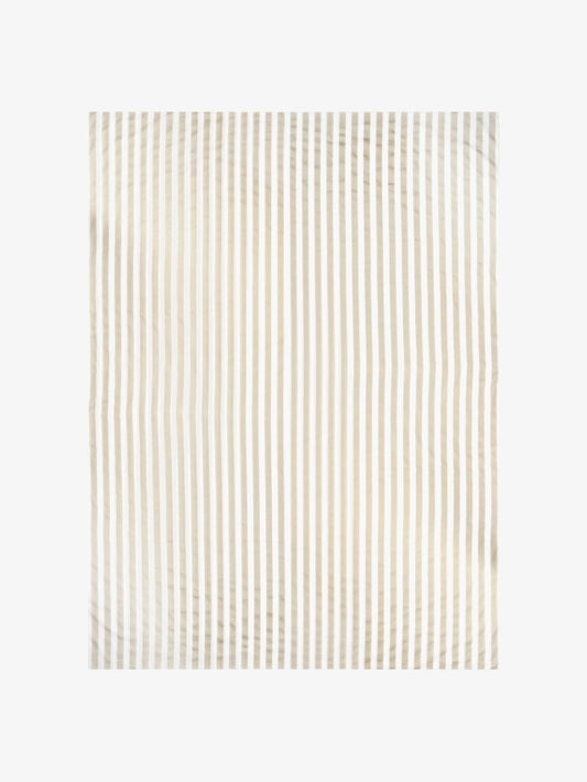 rayé beige clair / 160cm x 210cm