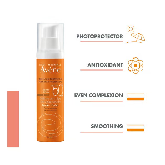 Avene - Solaire anti-âge teinté SPF 50+