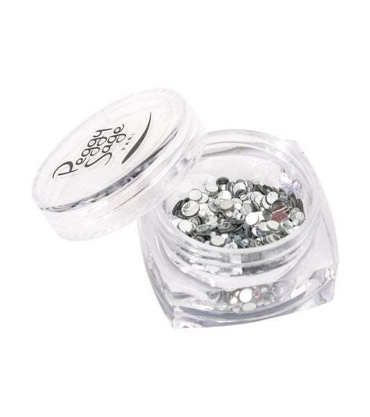 Peggy Sage - Paillettes pour ongles Silver mix