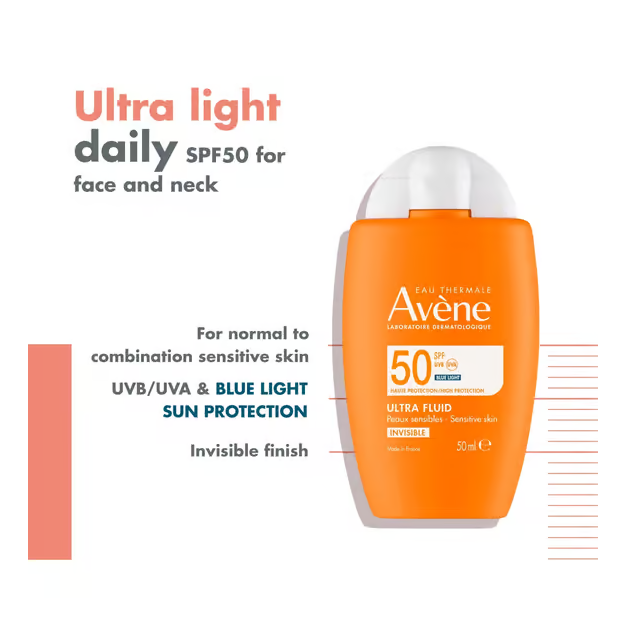 Avene – Ultra Fluid Invisible SPF 50 