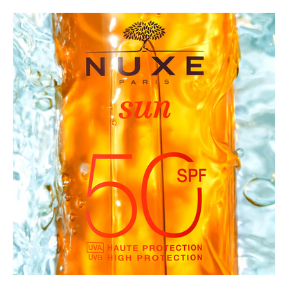 Nuxe – SPF50 – Bräunungsöl für Gesicht und Körper – hoher Schutz