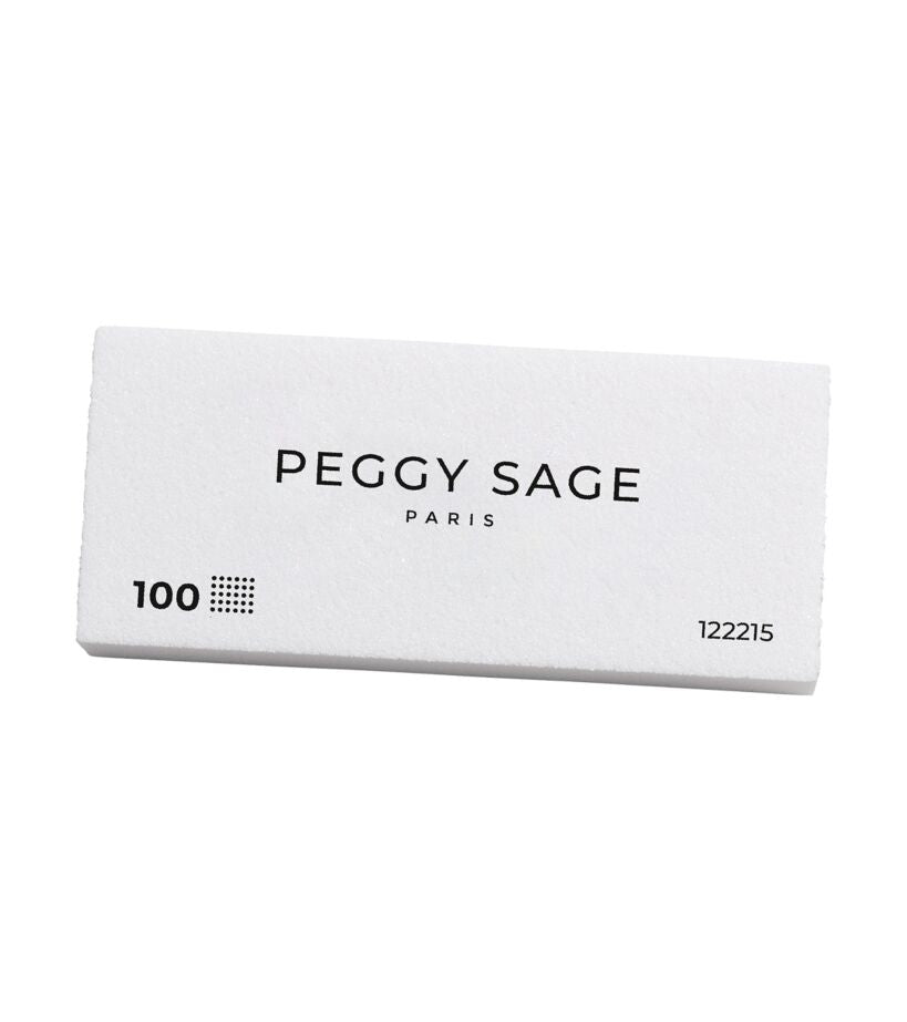 Peggy Sage - Ponce bloc blanc slim pour ongles