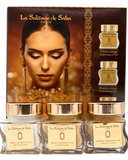 Face Gift Set - Gold - Cedarwood Patchouli Fragrance