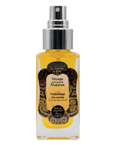 Carrot Face Oil - Jasmine and Tropical Flowers Fragrance