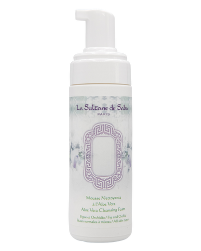 Aloe Vera Cleansing Foam - Fig and Orchid Fragrance