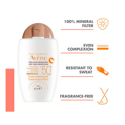 Avene - Crema solare minerale colorata SPF50+ 