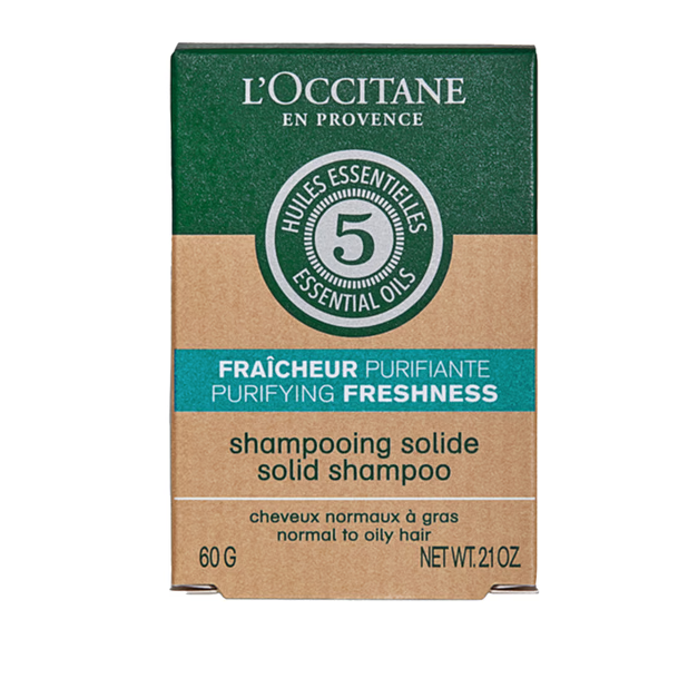 L'Occitane - Shampoing Solide Fraîcheur Purifiant Aromachologie