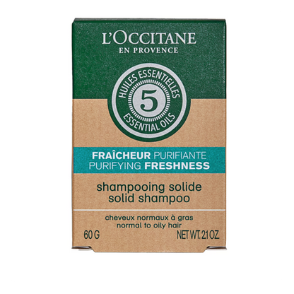 L'Occitane - Shampoing Solide Fraîcheur Purifiant Aromachologie