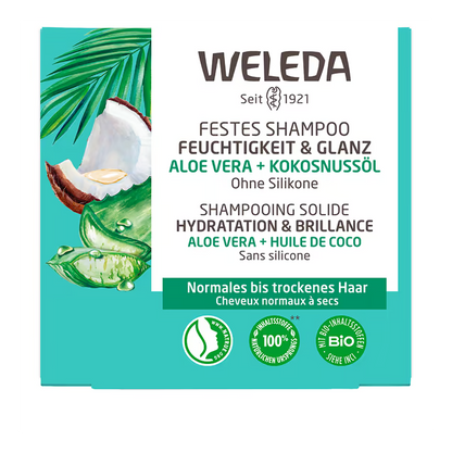 Weleda - Shampooing Solide - Hydratation et Brillance