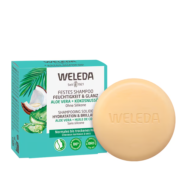 Weleda - Shampooing Solide - Hydratation et Brillance