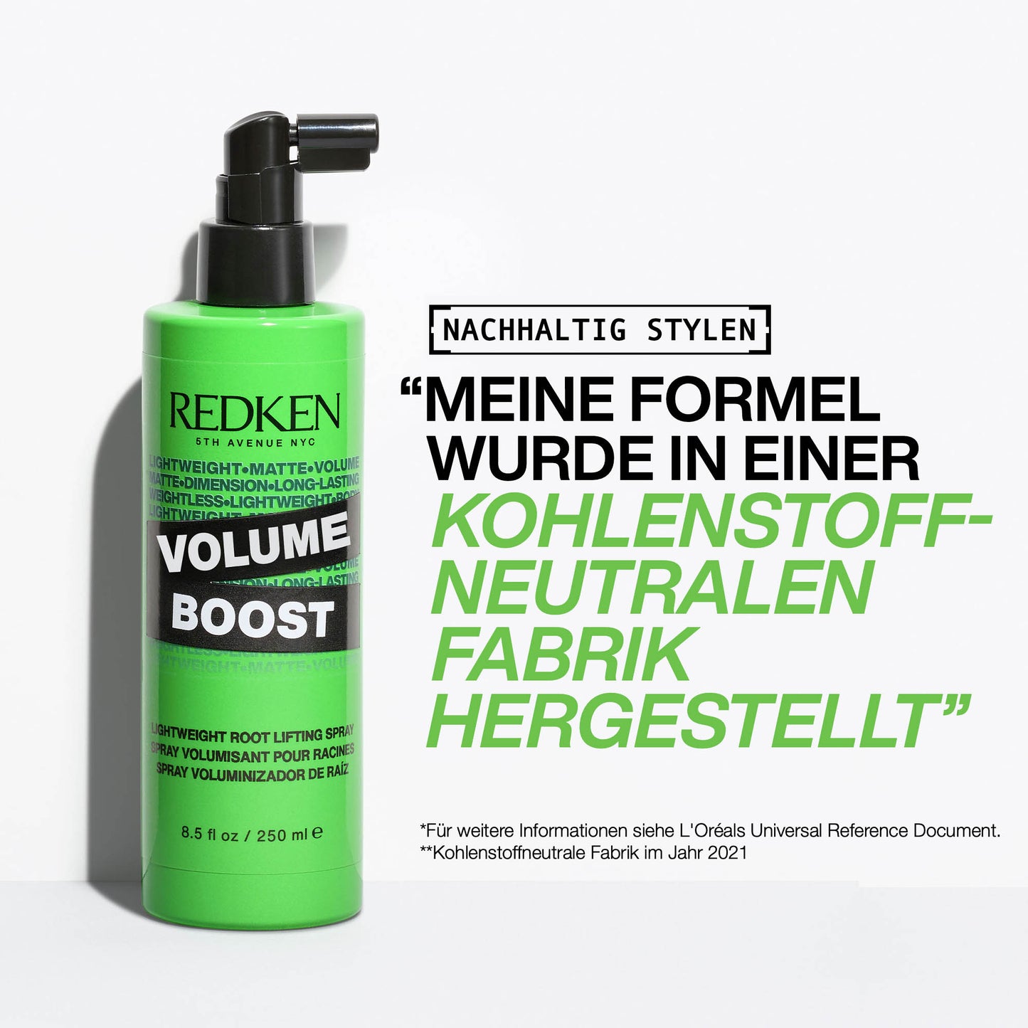 Redken - Volume Boost - mousse en spray volumisante