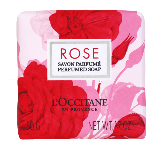 L'Occitane – Rosa parfümierte Seife 