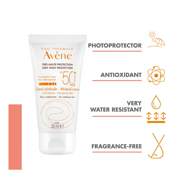 Avene – Mineralische Sonnenmilch SPF50+ 