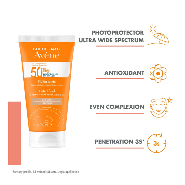 Avene - Crema solare colorata SPF50+