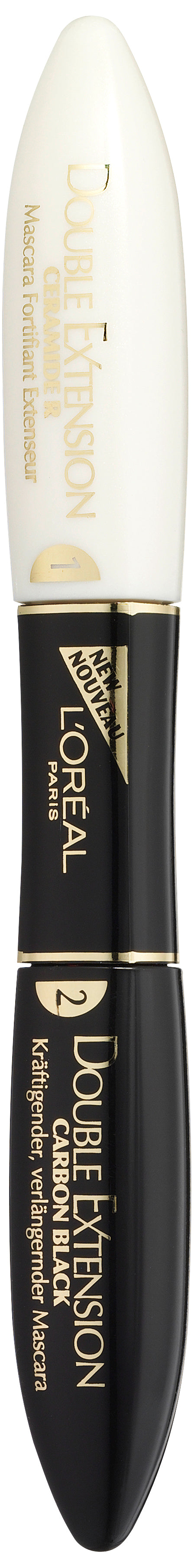 L'Oreal Paris - Mascara Double Extension Carbon Black - Nero