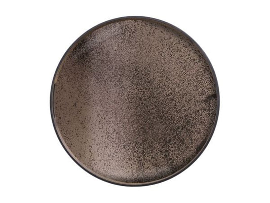 Aged Tray Mirror S - Bronze | Plateau Ø 48 cm