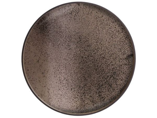 Aged Tray Mirror XL - Bronze | Plateau Ø 92 cm