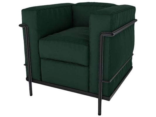 Ouate de polyester / Verni noir / 13X337 Verde Bosco - Pelle scozia cat. X