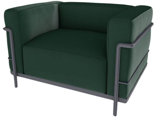 Ouate de polyester / Verni gris / 13X337 Verde Bosco - Pelle scozia cat. X