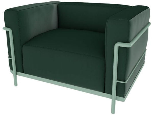 Ouate de polyester / Verni vert / 13X337 Verde Bosco - Pelle scozia cat. X