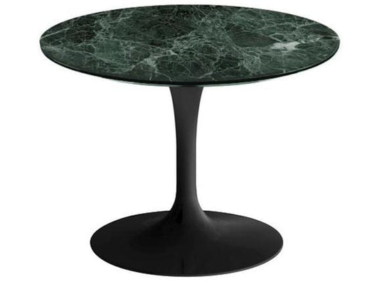 Epoxy noir / Ø51 cm / MVS - Marbre Verde Apli satiné - Vert