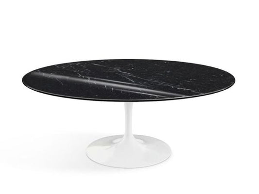 Epoxy blanc / 107 x 70 cm / MN - Marbre Marquina brillant - Noir veiné blanc